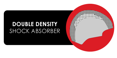 Double density shock absorber